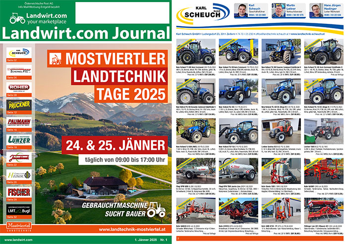 Landwirt.com Journal Sonderthema Mostviertler Landtechnik Tage 2025